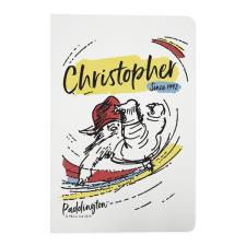 Personalised Paddington Bear Since Notebook